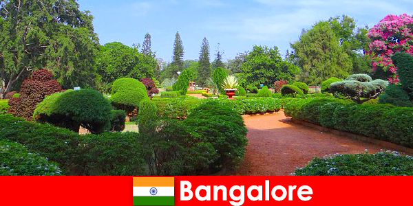 班加罗尔的度假者喜欢舒缓美丽的公园和花园