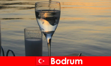 在土耳其博德鲁姆迪斯科舞厅俱乐部和酒吧为年轻的游客