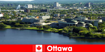 Kulturhäuser und die beliebtesten Restaurants sind Ziel für Gäste in Ottawa Kanada